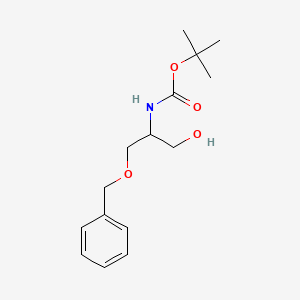molecular formula C15H23NO4 B8816464 Boc-Serinol(Bzl) 