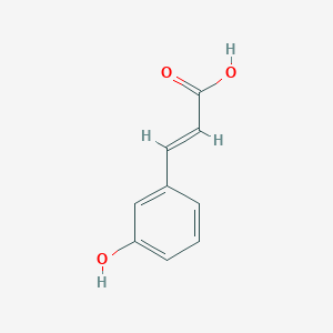 molecular formula C9H8O3 B088165 3-Hydroxycinnamic acid CAS No. 14755-02-3