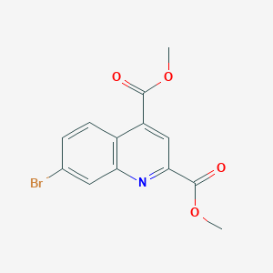 Dimethyl 7-bromoquinoline-2,4-dicarboxylate