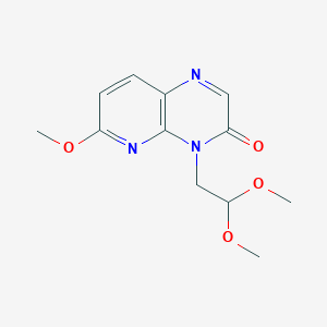 4-(2,2-Dimethoxyethyl)-6-methoxypyrido[2,3-b]pyrazin-3(4H)-one