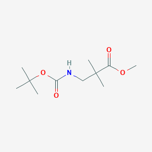 Methyl 3-((tert-butoxycarbonyl)amino)-2,2-dimethylpropanoate