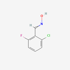 molecular formula C7H5ClFNO B8816558 2-Chloro-6-fluorobenzaldoxime 