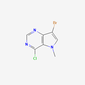 7-bromo-4-chloro-5-methyl-5H-pyrrolo[3,2-d]pyrimidine