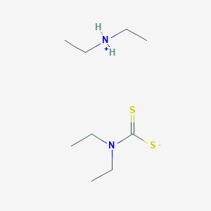 molecular formula C9H22N2S2 B8816588 Diethyldithiocarbamic acid diethylammonium salt 
