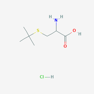 molecular formula C7H16ClNO2S B8816593 S-tert-Butyl-L-cysteine hydrochloride 