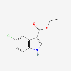 molecular formula C11H10ClNO2 B8816620 Ethyl 5-Chloroindole-3-carboxylate 