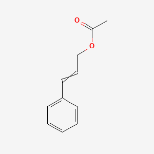 molecular formula C11H12O2 B8816633 3-Phenylprop-2-en-1-yl acetate 