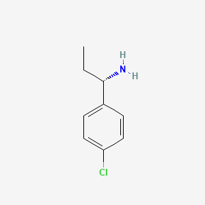 molecular formula C9H12ClN B8816645 (S)-1-(4-Chlorophenyl)propan-1-amine 