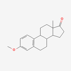 molecular formula C19H24O2 B8816672 (8R,9S,13S,14S)-3-Methoxy-13-methyl-7,8,9,11,12,13,15,16-octahydro-6H-cyclopenta[a]phenanthren-17(14H)-one-2-D 