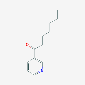 molecular formula C12H17NO B8816705 1-(Pyridin-3-yl)heptan-1-one CAS No. 6294-61-7