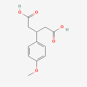 3-(4-Methoxyphenyl)pentanedioic acid