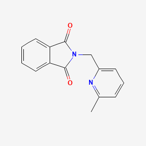 2-((6-Methylpyridin-2-YL)methyl)isoindoline-1,3-dione