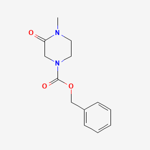 molecular formula C13H16N2O3 B8816767 4-Cbz-1-methyl-2-piperazinone CAS No. 685520-31-4