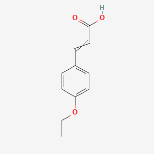 molecular formula C11H12O3 B8816790 2-Propenoic acid, 3-(4-ethoxyphenyl)- 