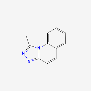 molecular formula C11H9N3 B8816794 1-Methyl-[1,2,4]triazolo[4,3-a]quinoline CAS No. 35359-22-9