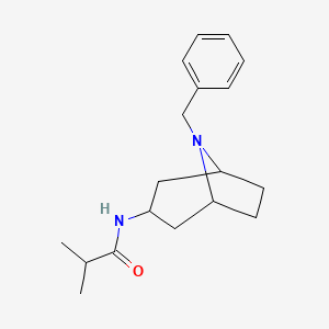 N-(8-benzyl-8-aza-bicyclo[3.2.1]octan-3-yl)isobutyramide