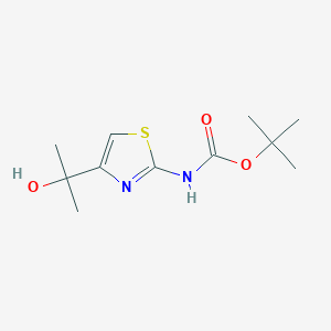 tert-Butyl (4-(2-hydroxypropan-2-yl)thiazol-2-yl)carbamate