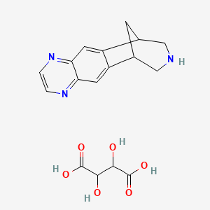 molecular formula C17H19N3O6 B8816846 Varenicline tartrate 
