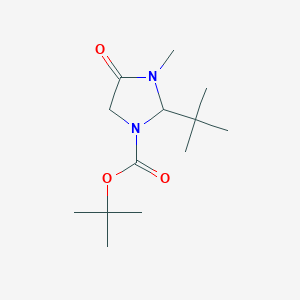 2-t-Butyl-3-methyl-4-oxoimidazolidine-1-carboxylic acid, t-butyl ester