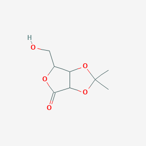 molecular formula C8H12O5 B8816891 6-Hydroxymethyl-2,2-dimethyl-dihydro-furo(3,4-d)(1,3)dioxol-4-one 