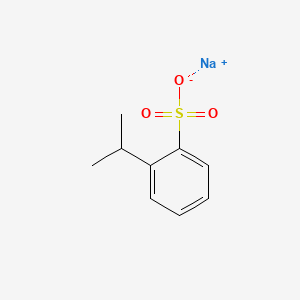 molecular formula C9H11NaO3S B8816903 Sodium o-cumenesulfonate CAS No. 15763-77-6