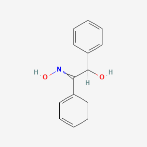 molecular formula C14H13NO2 B8816937 2-Hydroxy-1,2-diphenylethanone oxime 