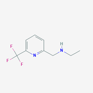 molecular formula C9H11F3N2 B8816941 N-((6-(Trifluoromethyl)pyridin-2-yl)methyl)ethanamine CAS No. 952195-06-1