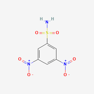 molecular formula C6H5N3O6S B8816996 3,5-Dinitrobenzenesulfonamide CAS No. 50825-96-2