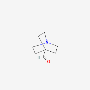 molecular formula C8H13NO B8817000 Quinuclidine-4-carbaldehyde 