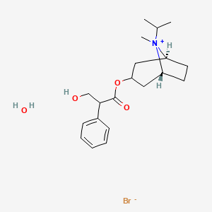 molecular formula C20H32BrNO4 B8817010 Ipratropium bromide hydrate 