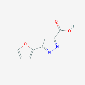 molecular formula C8H6N2O3 B8817050 5-(furan-2-yl)-4H-pyrazole-3-carboxylic acid 