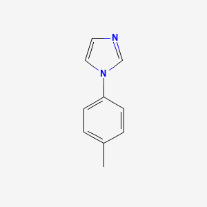 molecular formula C10H10N2 B8817077 1-(p-tolyl)-1H-imidazole CAS No. 25372-10-5