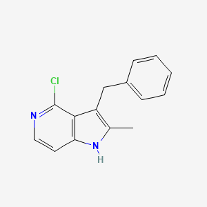 molecular formula C15H13ClN2 B8817086 3-Benzyl-4-chloro-2-methyl-1H-pyrrolo[3,2-c]pyridine CAS No. 878232-93-0