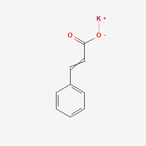 molecular formula C9H7KO2 B8817102 2-Propenoic acid, 3-phenyl-, potassium salt 