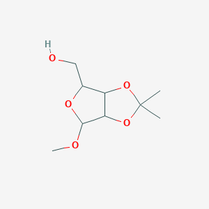 molecular formula C9H16O5 B8817134 (4-Methoxy-2,2-dimethyl-3a,4,6,6a-tetrahydrofuro[3,4-d][1,3]dioxol-6-yl)methanol 