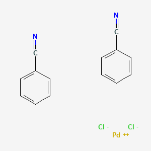 molecular formula C14H10Cl2N2Pd B8817163 Benzonitrile;palladium(2+);dichloride 