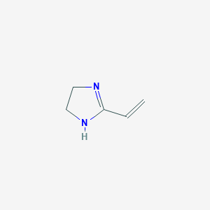 molecular formula C5H8N2 B088172 2-Vinyl-2-imidazoline CAS No. 10577-96-5