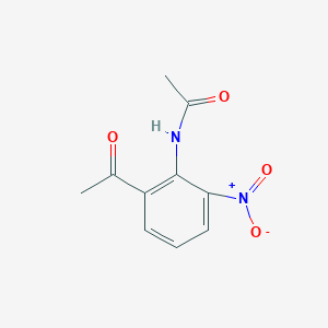 molecular formula C10H10N2O4 B8817208 N-(2-acetyl-6-nitrophenyl)acetamide CAS No. 194784-10-6