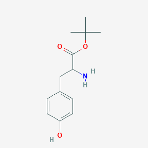 molecular formula C13H19NO3 B8817224 Tert-butyl 2-amino-3-(4-hydroxyphenyl)propanoate 