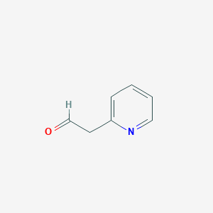 molecular formula C7H7NO B8817286 2-(Pyridin-2-YL)acetaldehyde 