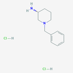 molecular formula C12H20Cl2N2 B8817297 (R)-1-benzyl-3-Aminopiperidine Dihydrochloride 
