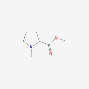 molecular formula C7H13NO2 B8817311 Methyl 1-methylpyrrolidine-2-carboxylate 