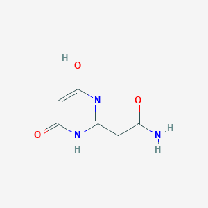 molecular formula C6H7N3O3 B8817325 2-(4,6-Dihydroxypyrimidin-2-yl)acetamide CAS No. 960371-40-8