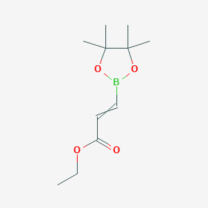 molecular formula C11H19BO4 B8817390 2-Ethoxycarbonylvinylboronic acid pinacol ester 