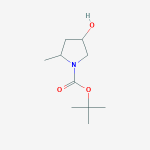 molecular formula C10H19NO3 B8817422 Tert-butyl 4-hydroxy-2-methylpyrrolidine-1-carboxylate 