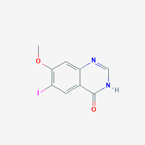 molecular formula C9H7IN2O2 B8817453 6-Iodo-7-methoxyquinazolin-4(3h)-one 