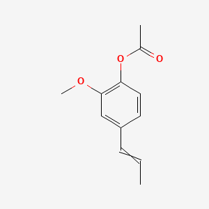 (2-Methoxy-4-prop-1-enylphenyl) acetate