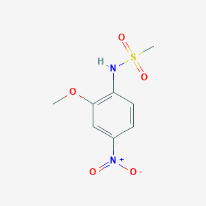 molecular formula C8H10N2O5S B8817493 N-(2-methoxy-4-nitrophenyl)methanesulfonamide CAS No. 57164-98-4