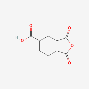 molecular formula C9H10O5 B8817505 1,3-Dioxooctahydroisobenzofuran-5-carboxylic acid CAS No. 53611-01-1