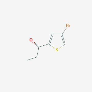 molecular formula C7H7BrOS B8817621 1-(4-Bromothiophen-2-yl)propan-1-one CAS No. 36155-78-9